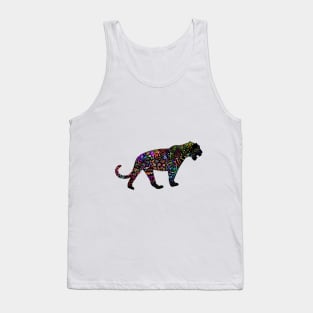 colorful leopard Tank Top